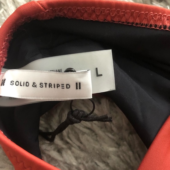 Solid & Striped Rust Colored Bikini Top Size Large - Picture 3 of 3